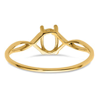 14k Birthstone Ring Mounting-XBR226M