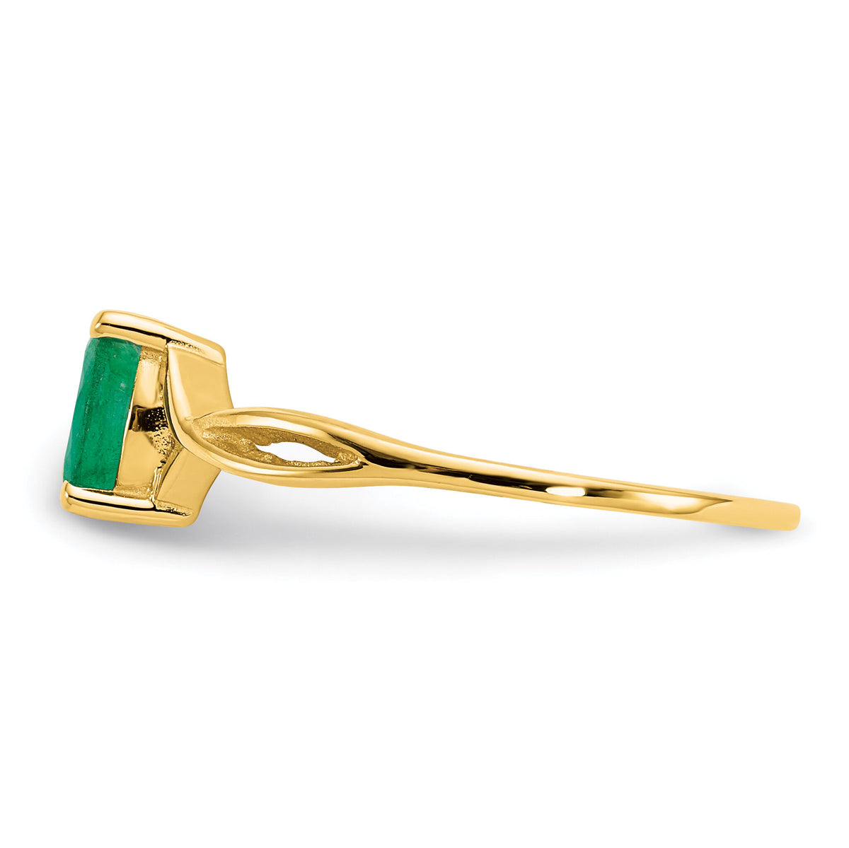 14k Emerald Birthstone Ring-XBR230