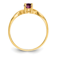 14k Rhodolite Garnet Birthstone Ring-XBR231