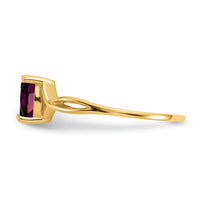 14k Rhodolite Garnet Birthstone Ring-XBR231
