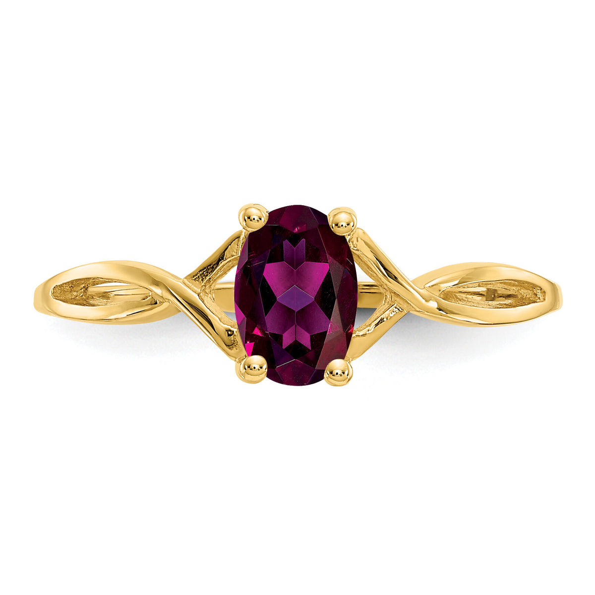 14k Rhodolite Garnet Birthstone Ring-XBR231