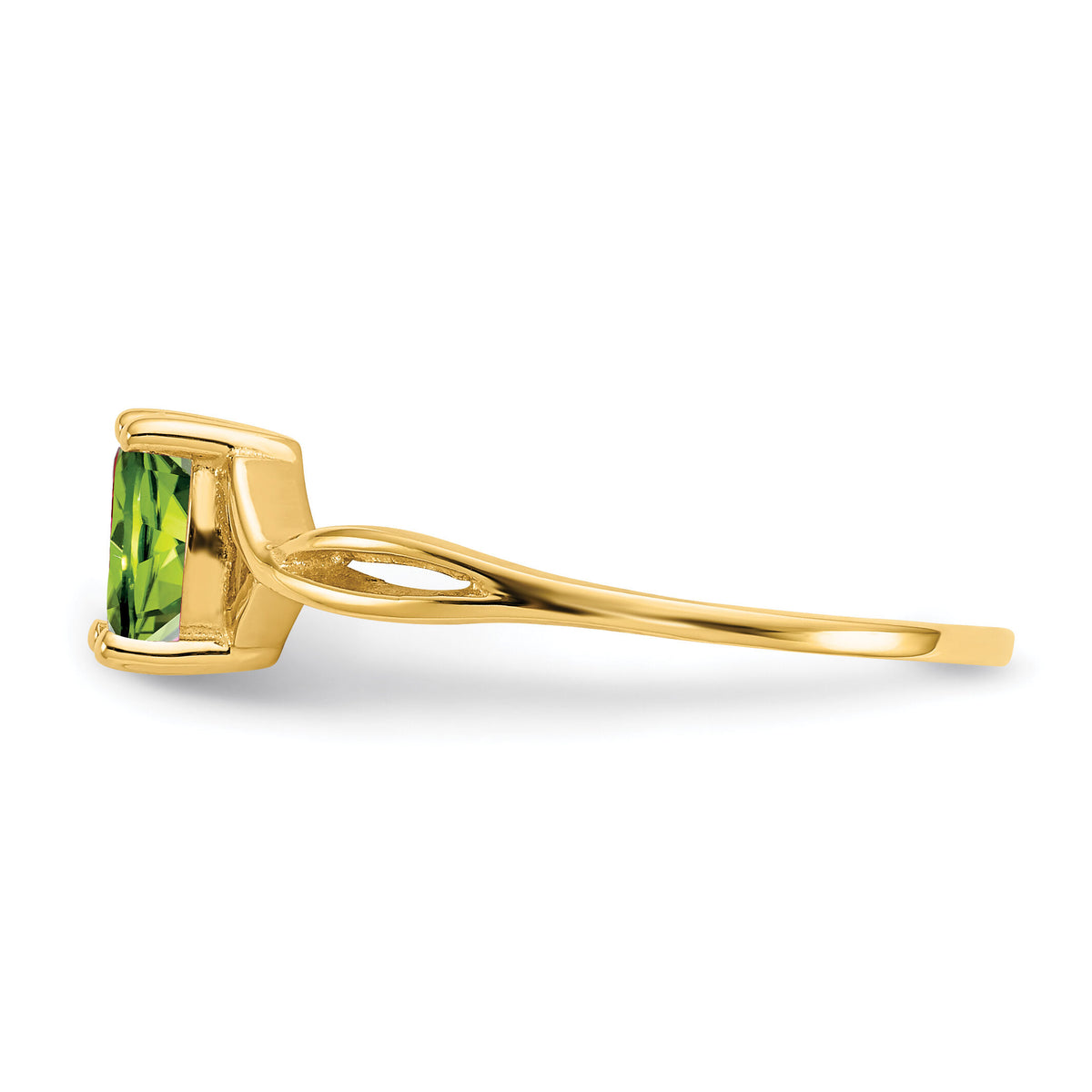 14k Peridot Birthstone Ring-XBR233