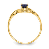 14k Sapphire Birthstone Ring-XBR234