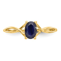 14k Sapphire Birthstone Ring-XBR234