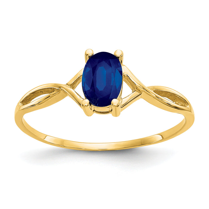 14k Sapphire Birthstone Ring-XBR234