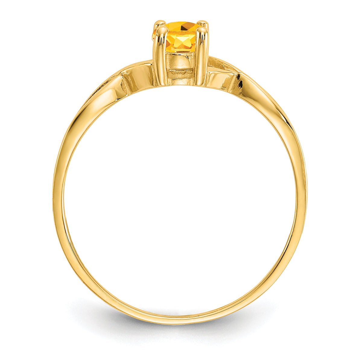 14k Citrine Birthstone Ring-XBR236