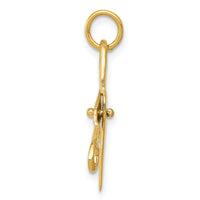 14k  3D Moveable Scissors Charm-XCH125