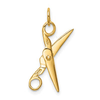 14k  3D Moveable Scissors Charm-XCH125