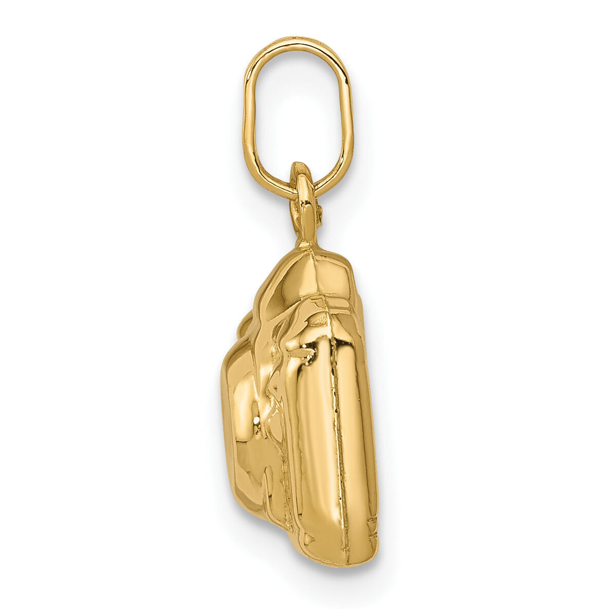 14k 3-D Polished Camera Charm-XCH135