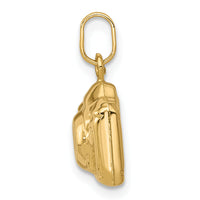 14k 3-D Polished Camera Charm-XCH135