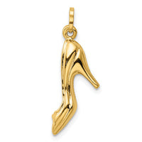 14K  3D High Heel Shoe Charm-XCH150