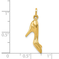 14K  3D High Heel Shoe Charm-XCH150