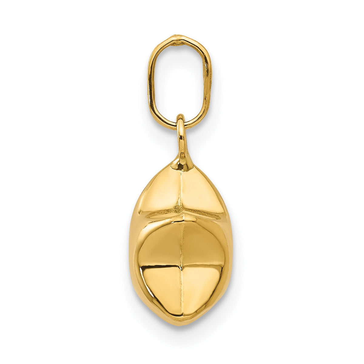 14k 3D Puffed Star Charm-XCH156