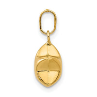 14k 3D Puffed Star Charm-XCH156