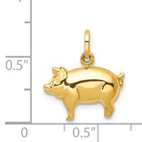 14k Pig Charm-XCH170