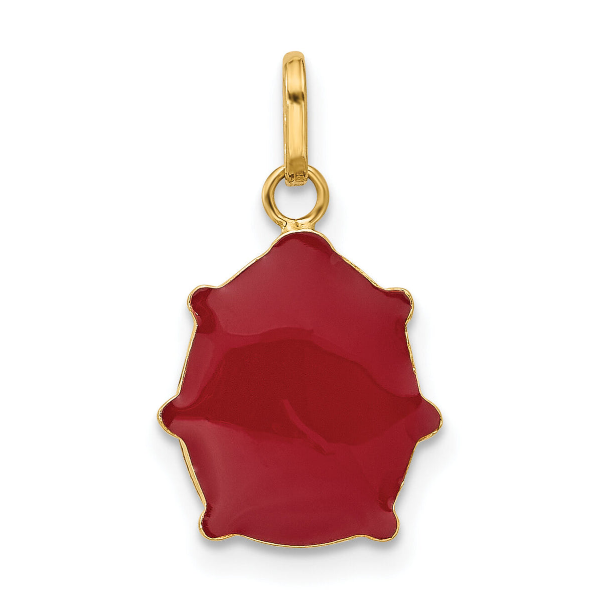 14k Enameled Ladybug Charm-XCH214