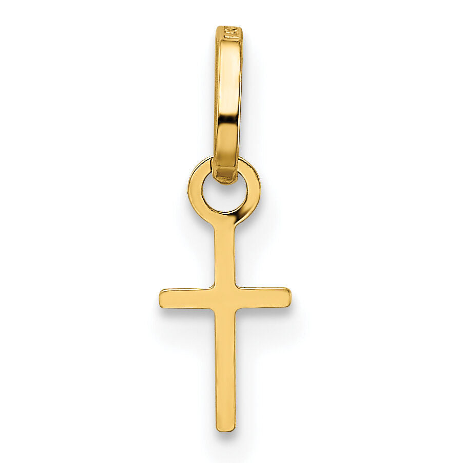 14k Tiny Cross Charm-XCH233