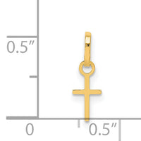 14k Tiny Cross Charm-XCH233