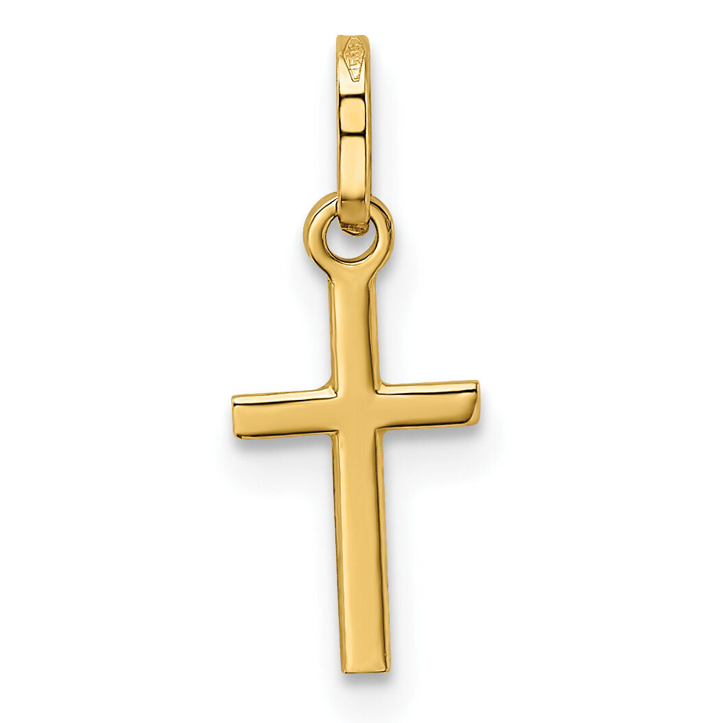 14k Small Cross Charm-XCH234