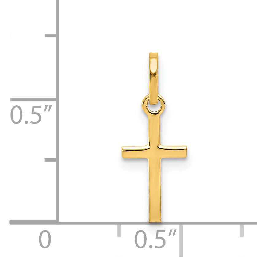 14k Small Cross Charm-XCH234