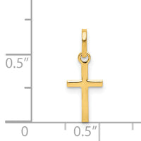14k Small Cross Charm-XCH234