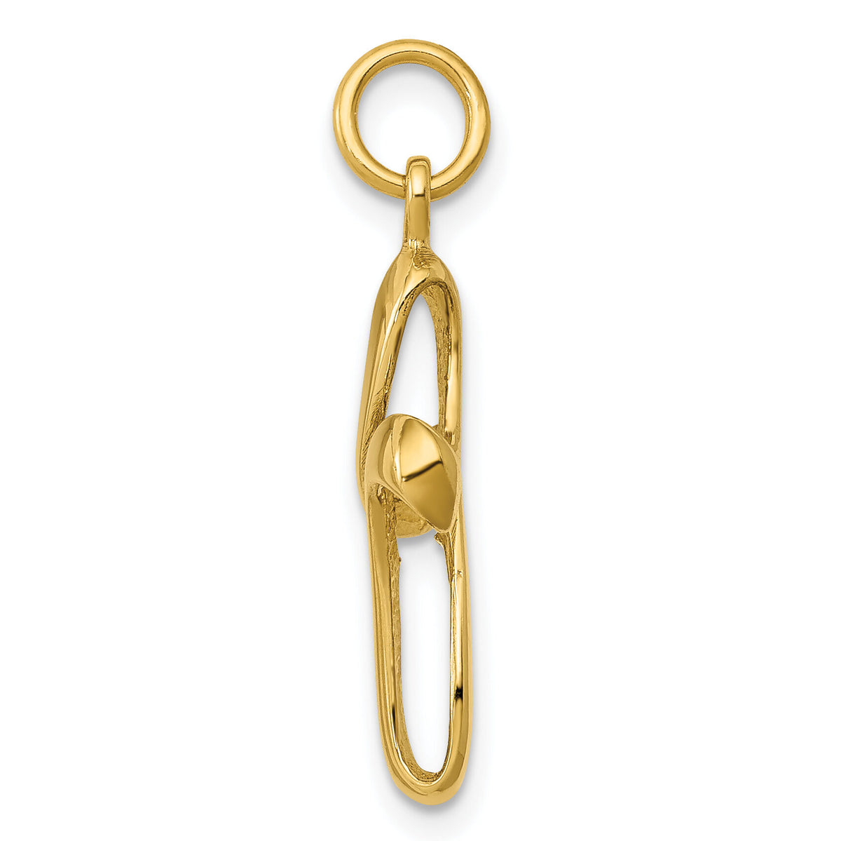 14k Polished Cross Charm-XCH326