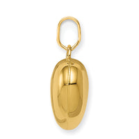 14K Polished 3-D Puffed Heart Pendant-XCH355