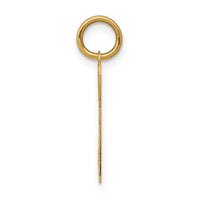 14K Polished Hearts Key Charm-XCH529
