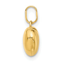 14K Polished 3-D Puffed Heart Pendant-XCH99