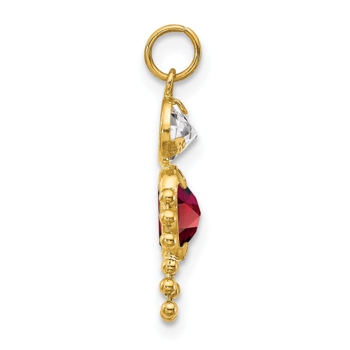 14k January Boy Birthstone Charm-XCK157