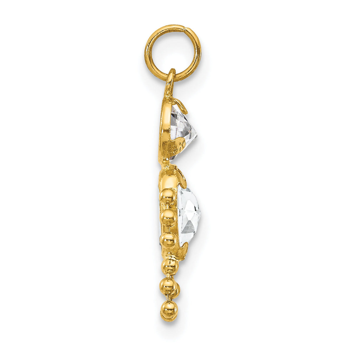 14k April Boy Birthstone Charm-XCK163