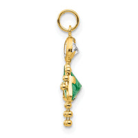 14k August Girl Birthstone Charm-XCK170