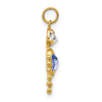 14k September Boy Birthstone Charm-XCK173