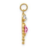 14k October Boy Birthstone Charm-XCK175