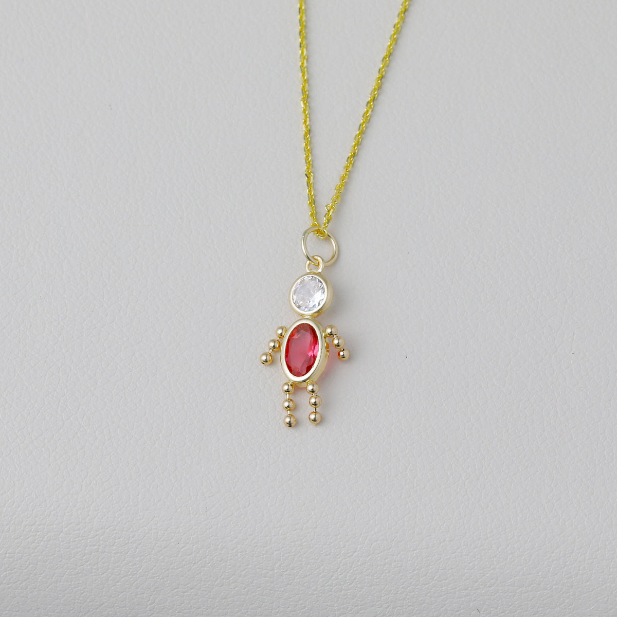 14k .8mm D/C Cable with Lobster Clasp Chain-PEN41L-18