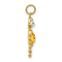 14k November Boy Birthstone Charm-XCK177