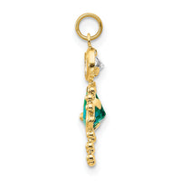 14k December Girl Birthstone Charm-XCK178