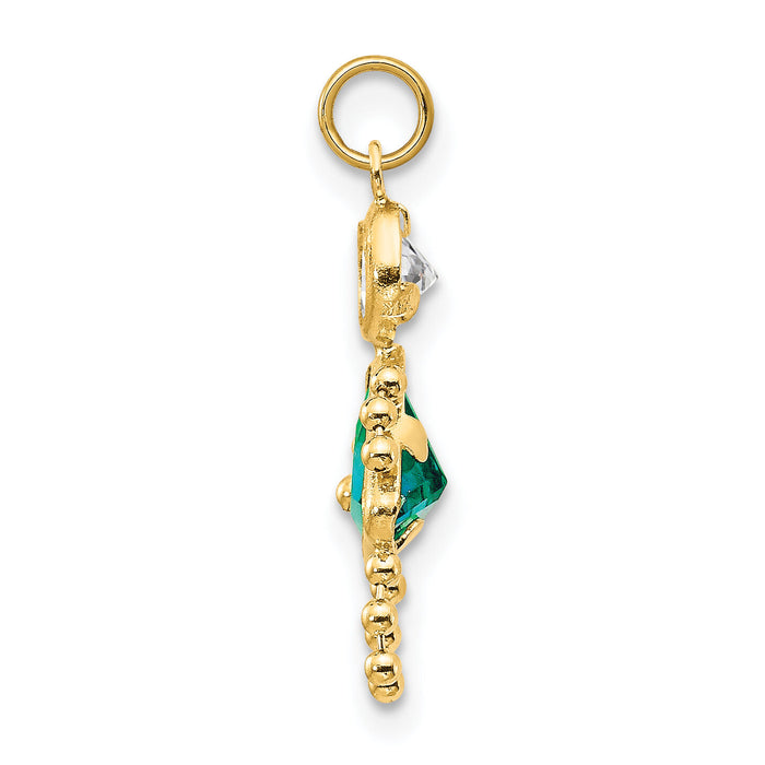 14k December Girl Birthstone Charm-XCK178