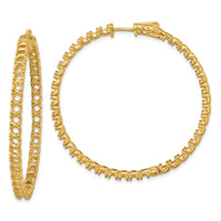 14k Round Hoop w/Safety Clasp Earring Mountings-XE2018
