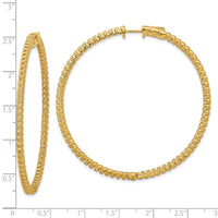 14k Round Hoop w/Safety Clasp Earring Mountings-XE2031