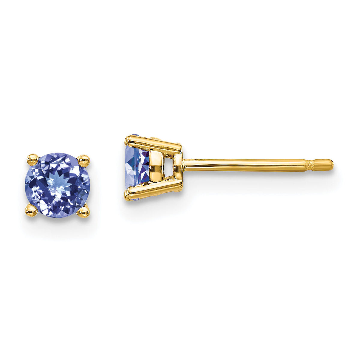 14k Tanzanite Earrings-XE71T-B