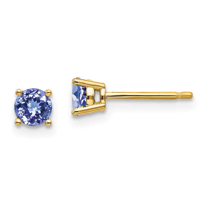 14k Tanzanite Earrings-XE71T-B