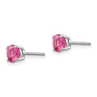 14k White Gold Pink Spinel Earrings-XE72WSK-A