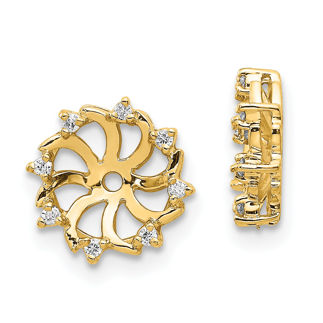 14k AA Diamond Earring Jacket-XJ31AA
