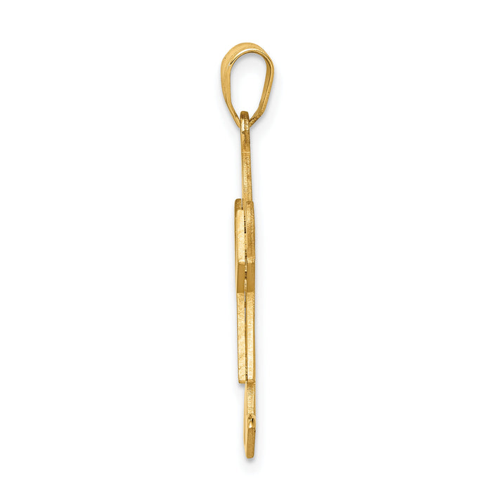 14k Girl Charm-XK109