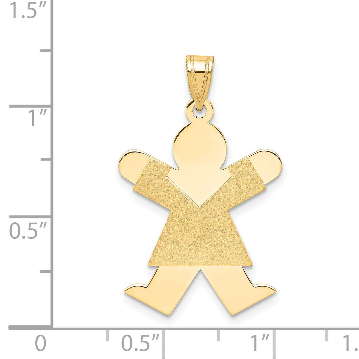 14k Girl Charm-XK109