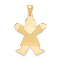 14k Girl Charm-XK109
