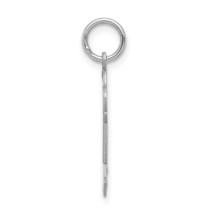 14k White Gold Kid Charm-XK1093W