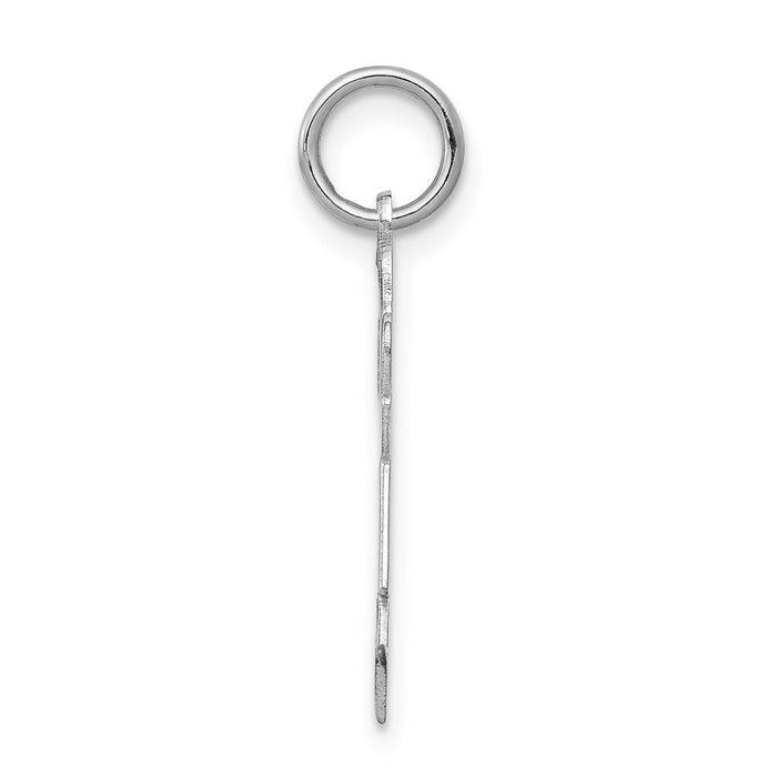 14k White Gold Kid Charm-XK1109W