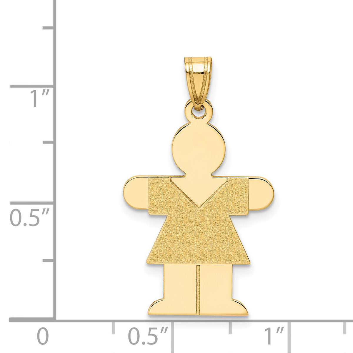 14k Girl Charm-XK111